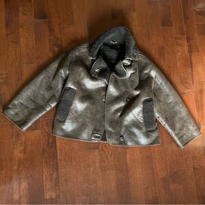 Vintage brown sherpa coat 🍂🧥